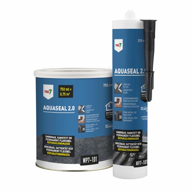 700045_Aquaseal2_felles.png Aquaseal 2.0 WP7-101 sort 310 ml